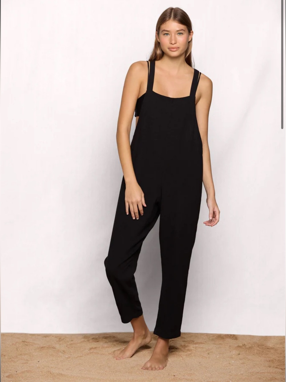 Women's Black Relaxed Jumpsuit